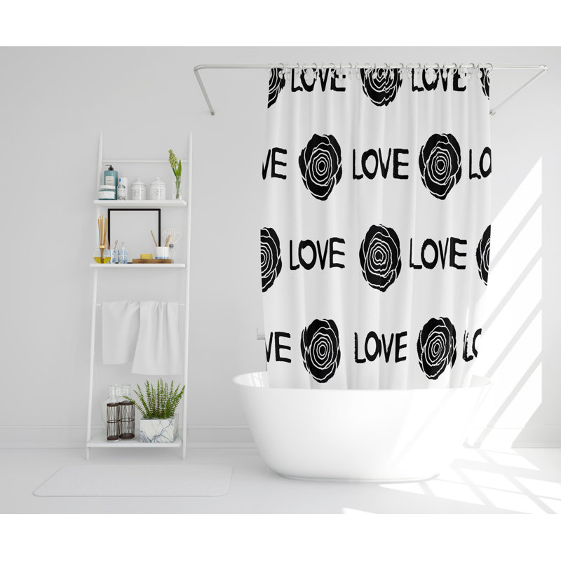 Donahoe Polyester Shower Curtain, 168cm H x 168cm W