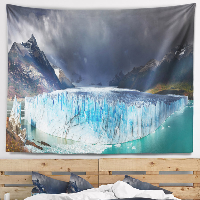 Photographie perito moreno glacier tapisserie, H 32 po x l 39 po