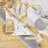 Katon Abstract Non-Slip Machine Washable Area Rug in Yellow/White/Grey for Living Room, Bedroom, Hallway Runner Indoor Rugs-1845962519