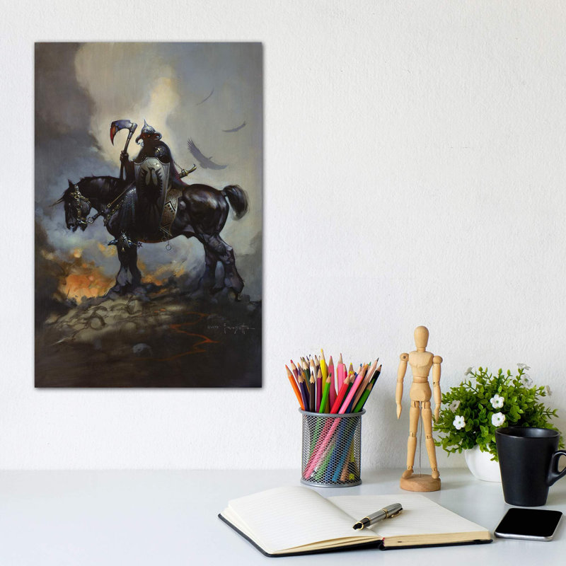 Death Dealer 1 Piece Wrapped Canvas Painting, 30.48cm H x 20.32cm W x 1.91cm D