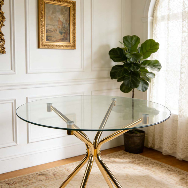 Table de salle à manger, Doré