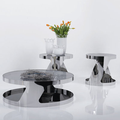 Torrence Glass Top Living Room Table Set