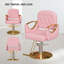Fauteuil de barbier sur 360 degrés pivotant sur roulettes, fauteuil de barbier, capacité jusqu'à 330 lb, équipement de spa tout usage, rose-613090562