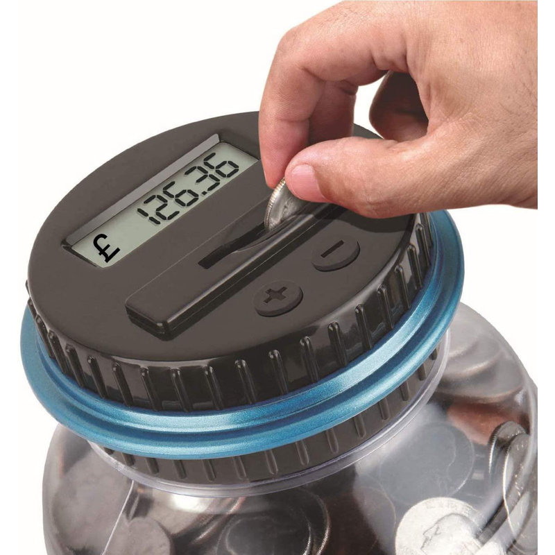 Symple Stuff Crystal Money Counter