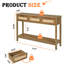 Console 51 po avec 3 tiroirs-727849310