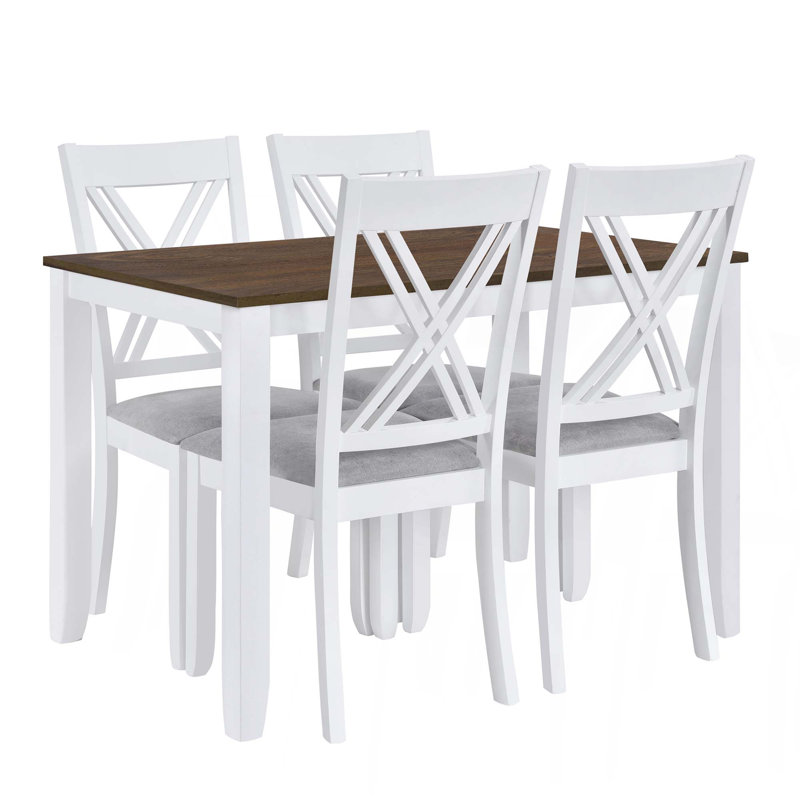 Ensemble de table de salle à manger 5 pièces Rustic Minimalist