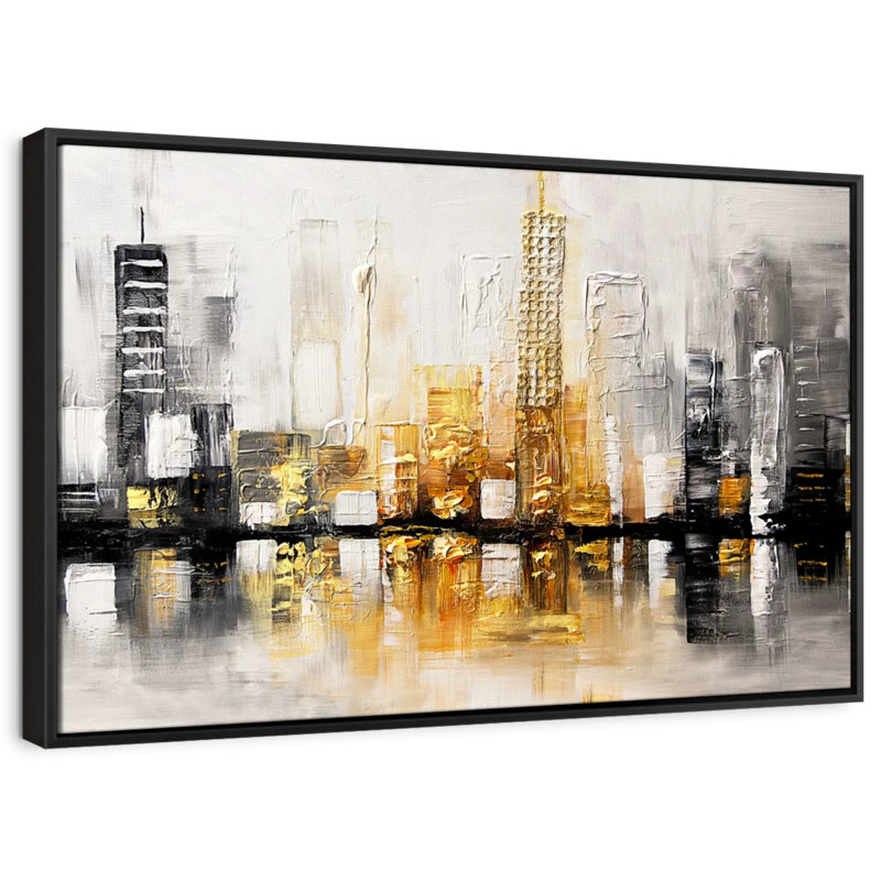 City View I Canvas Print, 17" H x 25" W