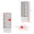 Display Cabinet With Adjustable Lights And Tempered Glass Door-706339728