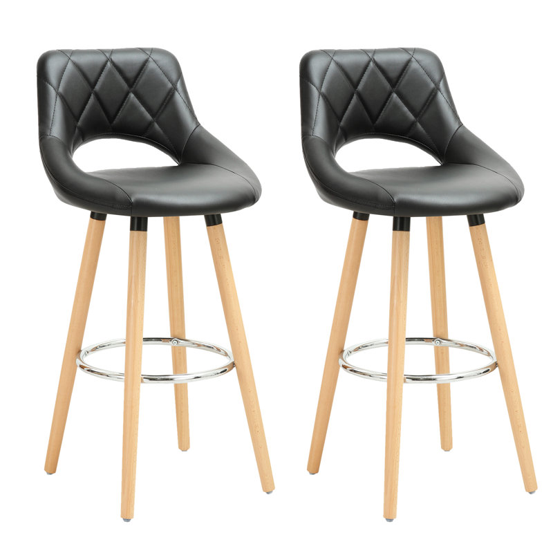 Thierry 68cm Bar Stool, Black