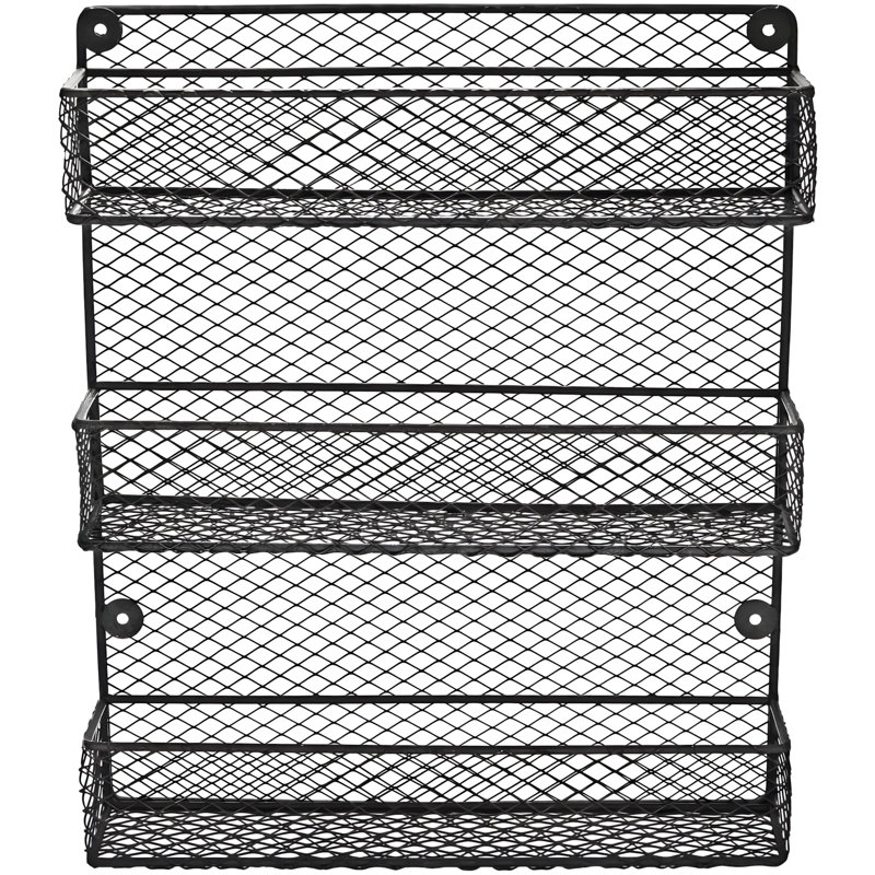 Étagère de rangement murale à 3 niveaux pour étagères à épices