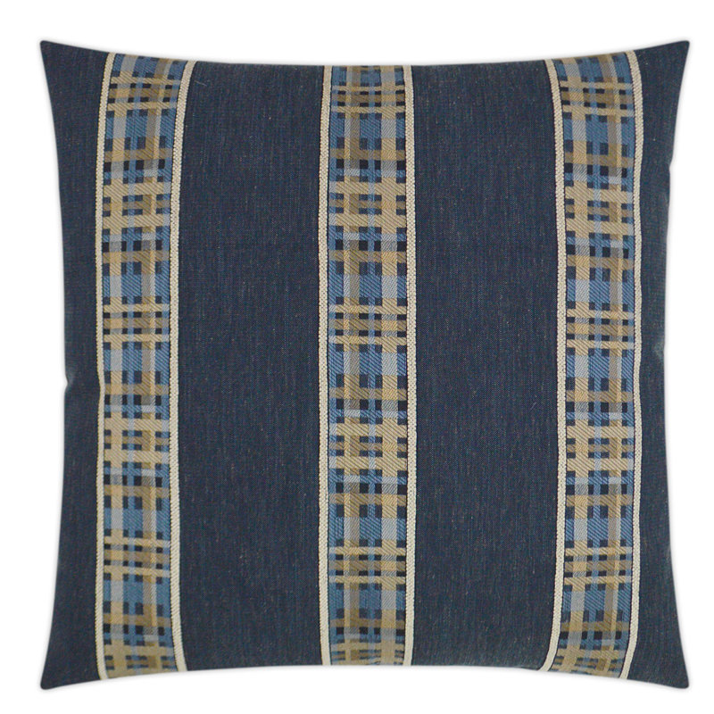 Rivulet Pillow Cover & Insert, Onyx, Square 24"