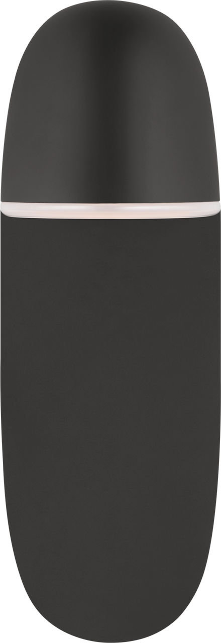 Axel Single Light Flush Mount Sconce, Midnight Black