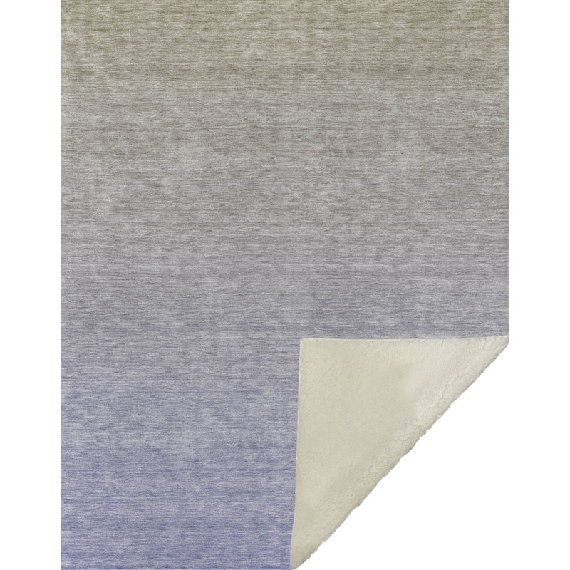 Jeté dégradé Addison Sherpa ASB845, Beige