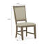 Chaise d'appoint rembourrée Step