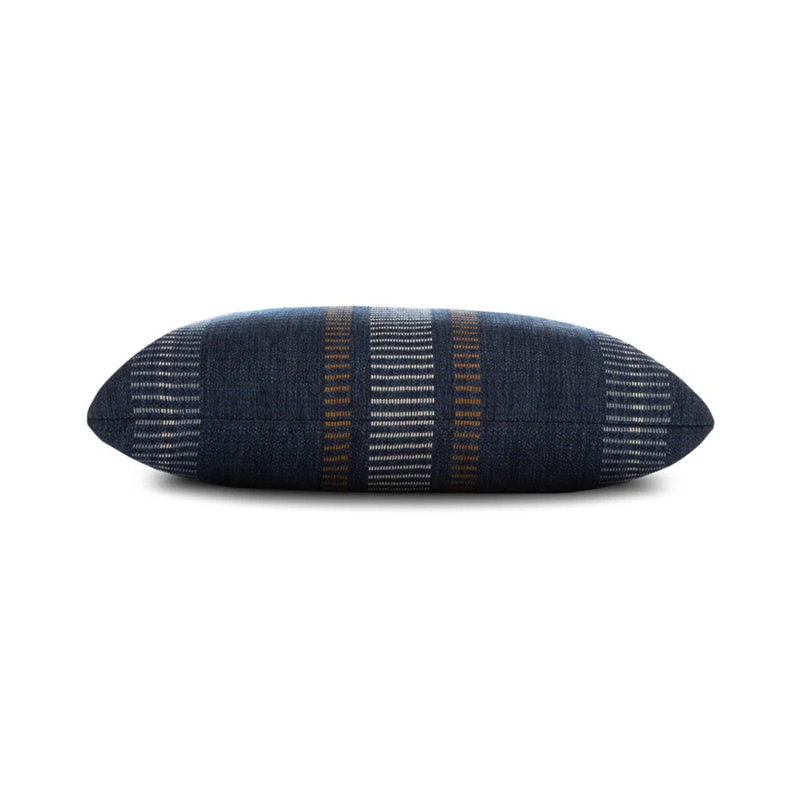 Journey Throw Square Indoor/Outdoor Pillow Cover & Insert by Elaine Smith, Polyester, 22"H x 22"W, Earth Striped