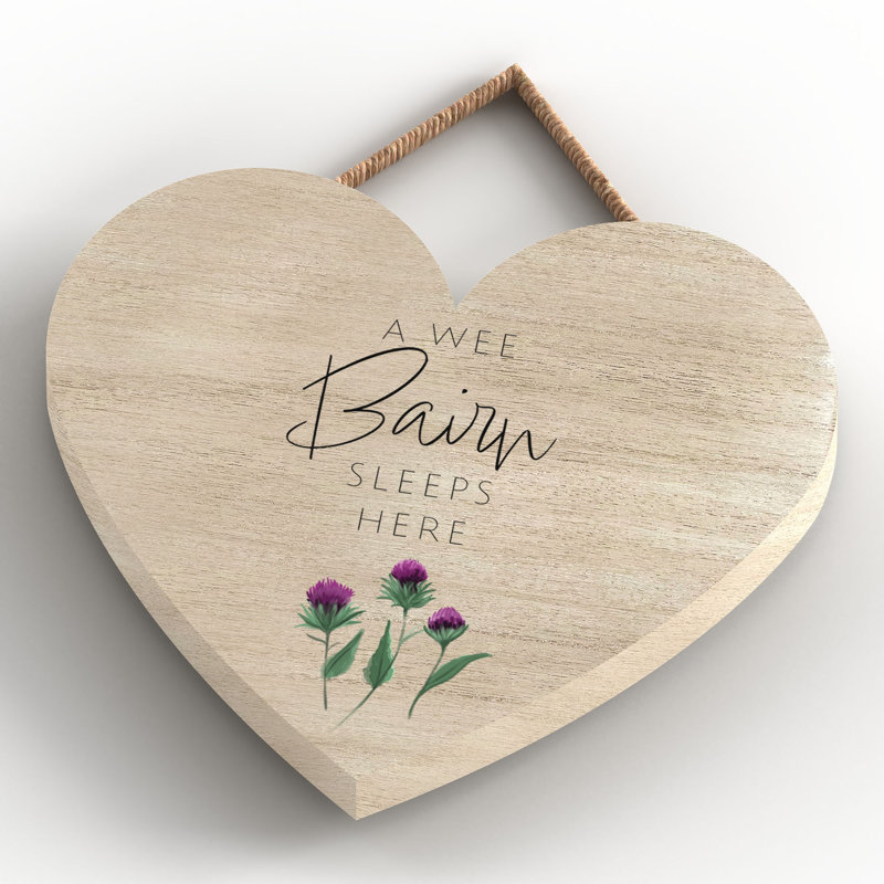 Kana Wall Décor, Oak, 10cm H x 9cm W x 0.5cm D