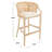 Grifton Solid Wood Saddle Seat Bar Stool-2095300509