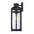 15" 1-light  Outdoor Wall Light with Water Glass Shade