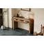 Console rustique avec façade de tiroir cannelée-142339307