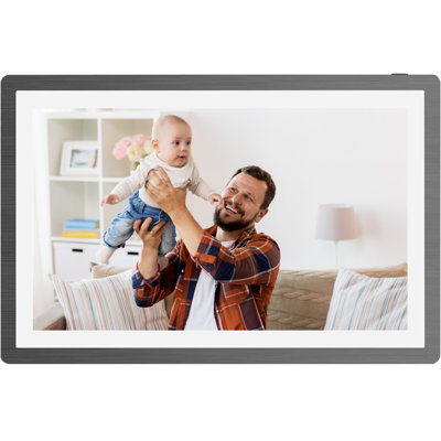 Cadre photo numérique SMART 15,6 po Impecca, écran tactile, jusqu'à 100 000 photos