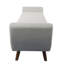 Banc de rangement avec repose-pieds avec accoudoirs, tissu tissé, 60 po-89730639