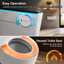 Toilette intelligente avec siège de bidet chauffant, fermeture automatique, sécheuse et eau chaude