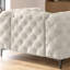 Fauteuil Chesterfield capitonné et rembourré en polyester-131074132