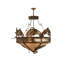 Rustic Lodge 6 - Light Pendant