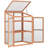 Outsunny Wooden Cold Frame Small Mini Greenhouse Cabinet For Outdoor And Indoor, 30" L X 24" W X 44" H, Natural