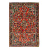 Mehr Oriental Area Rug in Rust