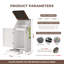 Station d'alimentation pour chien avec rangement-121768908