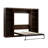 Arlex Murphy Bed and 2 Shelving Units, 115-inch Space-Saving Wall Bed with Storage-1102124007-1116733403