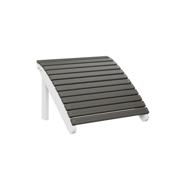 Berlin Gardens Adirondack Footstool, Coastal Grey
