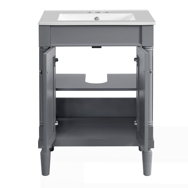 Meuble-lavabo 24 po avec lavabo supérieur
