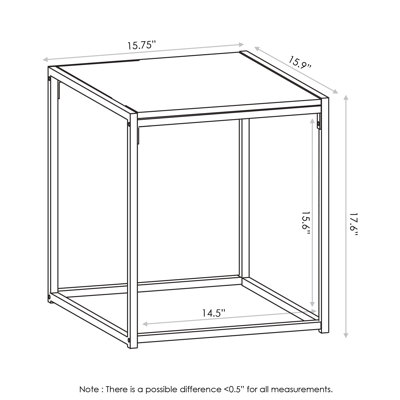Vroman Sled Rectangular Side Table