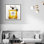 «Fashion and Glam French Parfum Square Perfumes», impression sur toile