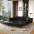 Elysiuma 3-In-1 Faux Leather Pull Out Sofa Bed,92.1" Convertible Sleeper Sofa With Square Arms-2087633453