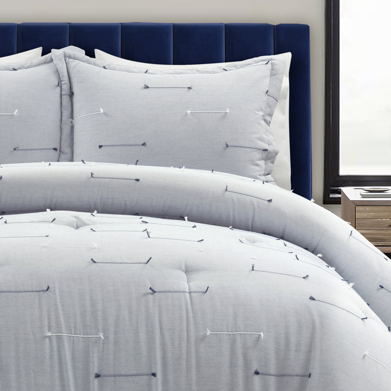 Jetson Polyester Comforter, California King Comforter, Blue