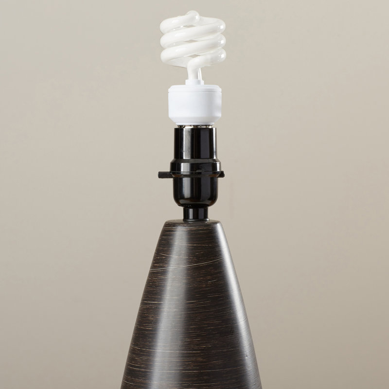 Torbert Standard Table lamp, White, White, 17'' H x 6'' W x 6'' D