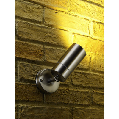 Gardener Stainless Steel 55.88cm H Outdoor Armed Sconce