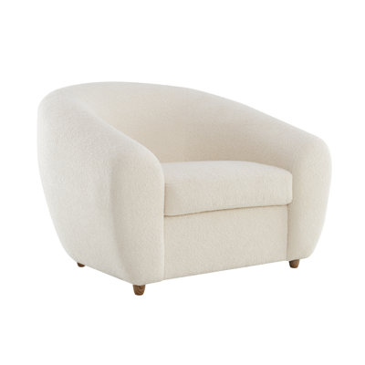 Luisa Reaon Boucle Chair, Ivory