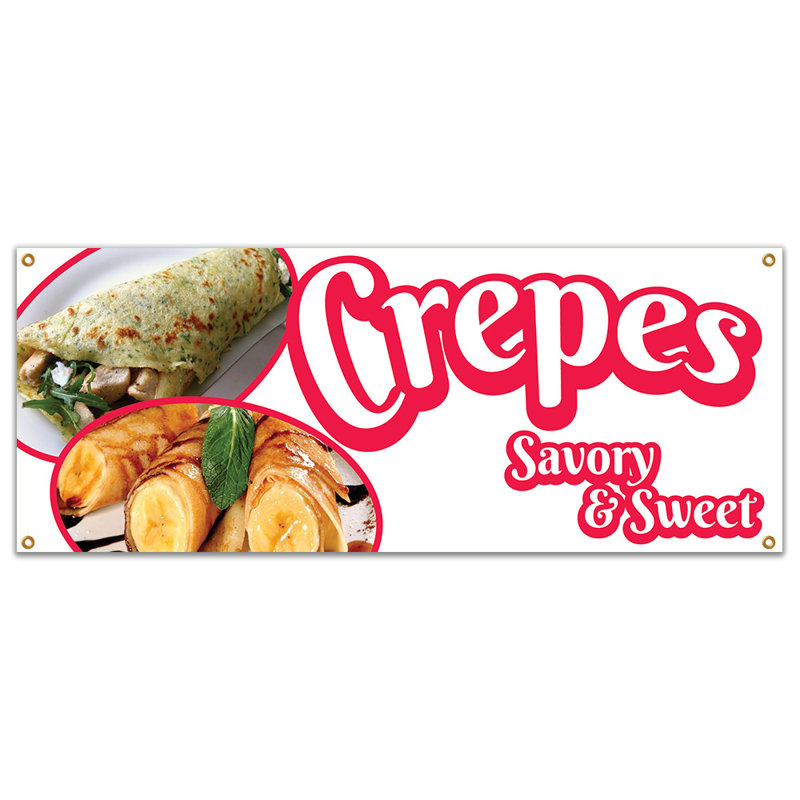 Camion de nourriture pour crêpes 48 "Crepes Savory And Sweet