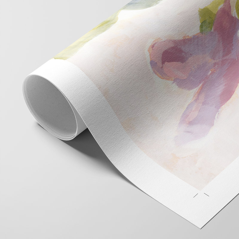 Floral Breeze Fresco II - impression sur toile seulement - NON CADRE