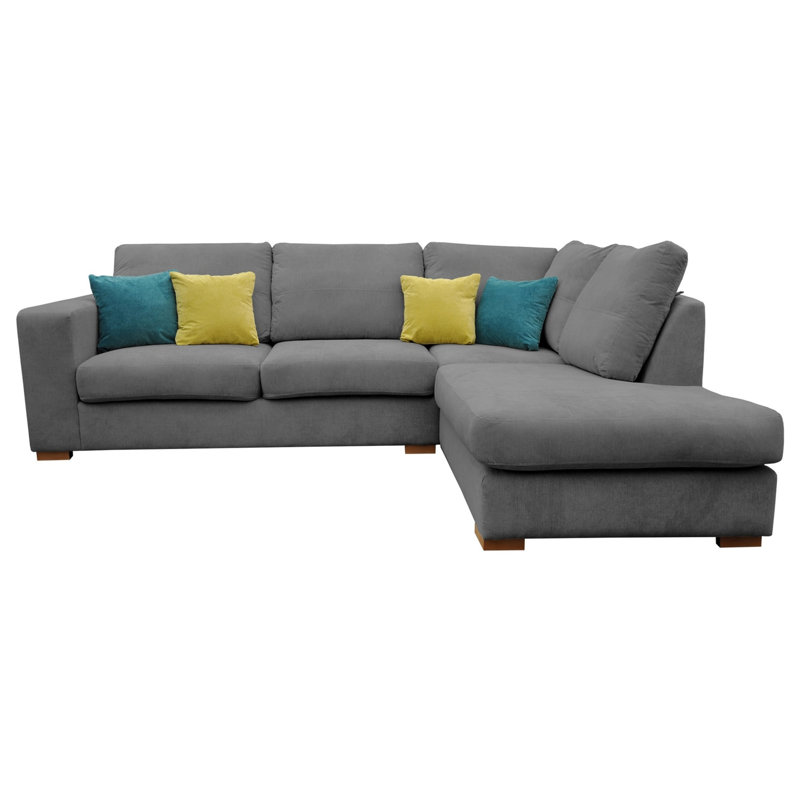 Isobe Corner Sofa, Graphite, Right Hand Facing