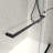 5476 Inch North American Frameless Double Sliding Matte Black Shower Door With Adjustable Soft Closing Function 8Mm Tempered Glass With Nano Easy Cleaning And Stick Explosion-Proof Menbrance