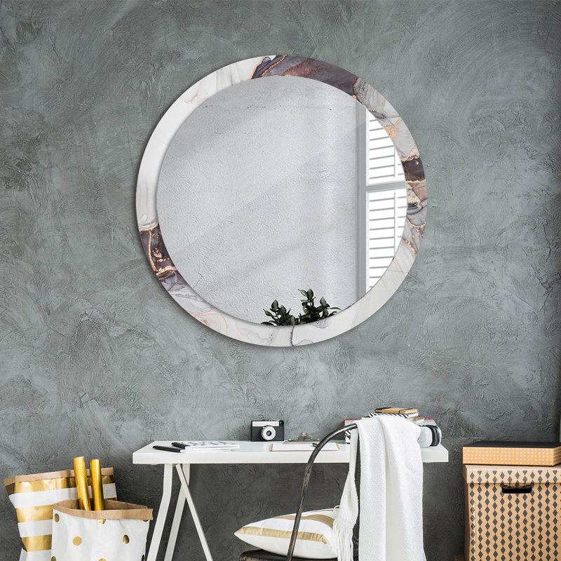 Huldar Glass Flat Wall Mirror