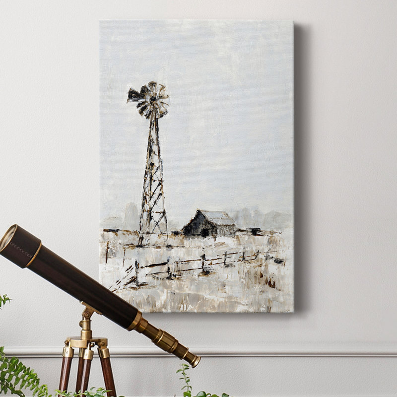 «Rustic Prairie I», reproduction sur toile tendue, H 60 po x l 40 po x P 1 po