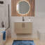 Meuble-lavabo mural moderne de 30 po Bekka - poignées Flavia / noir-1177144818-1177144820-1177237109
