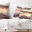 Coussin Yellow Sea and Brown Pier - Sea & Shore