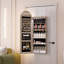 Wall Mounted Jewellery Armoire with Mirror  -2097277735